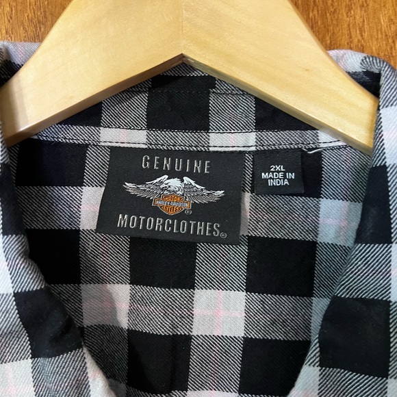 Harley Davidson Flannel Pullover, EUC, XXL - Picture 5 of 5